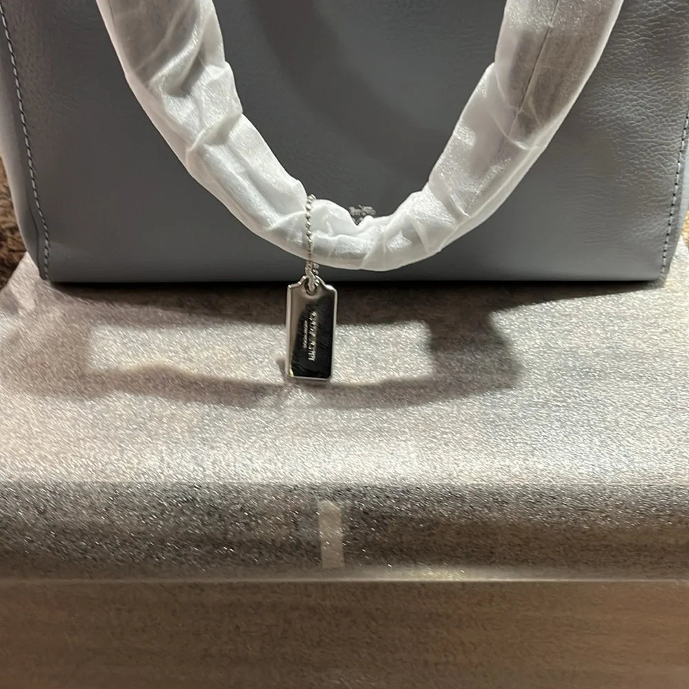 Coach Derby Tote In Mist - Picture 9 of 10